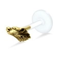 Wolf Face Shaped Labrets Push-in LA-1003